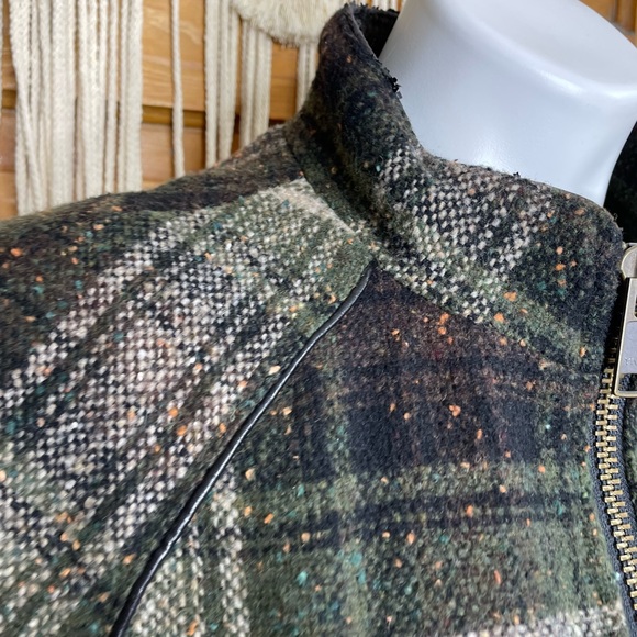 CAbi Plaid Vest - Brown and Gray - Picture 16 of 16